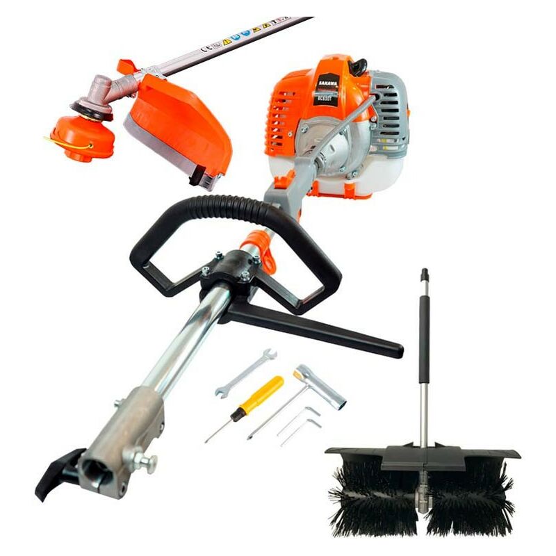 Balayeuse débroussailleuse à gazon 52,7 cc