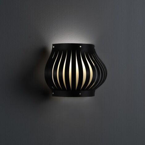 Balcón Aplique Negro Cm. 33 x 17 x 25 horas