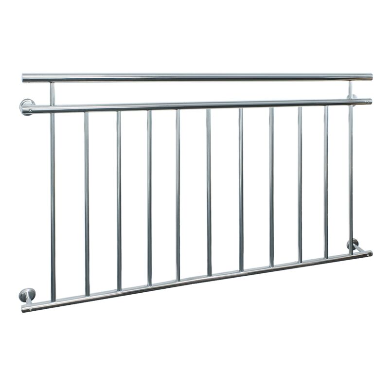 

Ecd Germany - Balcón francés 90x156cm barandilla para ventana rejilla de barras en acero