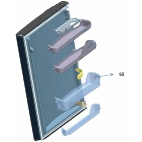 Balconcino / mensola portabottiglie (codice 99) - Frigorifero, congelatore - WHIRLPOOL - 4365299