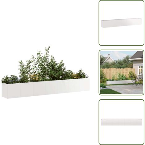 Balcone - vidaXL Fioriera 280x40x40 cm in Acciaio Inox - Patio