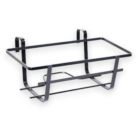 Balconiera in ferro fissa da esterno per vasi 40x20xH15 cm - 50x20xH15 cm
