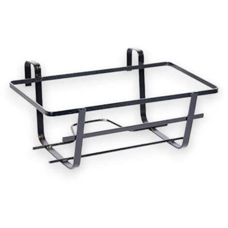 Balconiera in ferro fissa da esterno per vasi 40x20xH15 cm - 60x20xH15 cm
