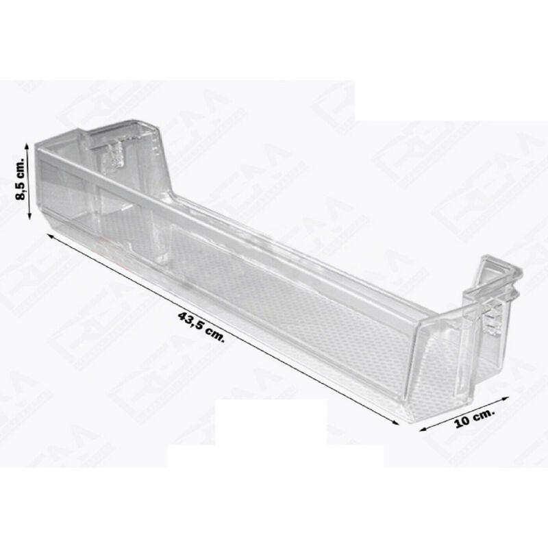 Whirlpool - Balconnet à bouteilles (432 x 97 x 87 mm) pour réfrigérateur Ariston Hotpoint, Indesit - 481010807441