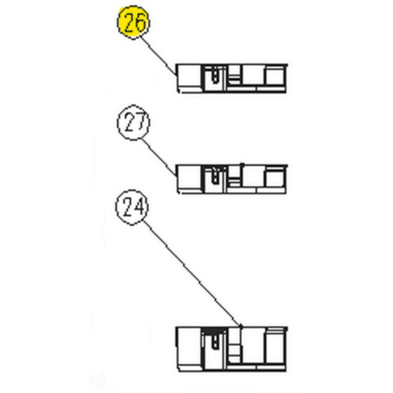 Fagor - Balconnet supérieur (Repère 26)