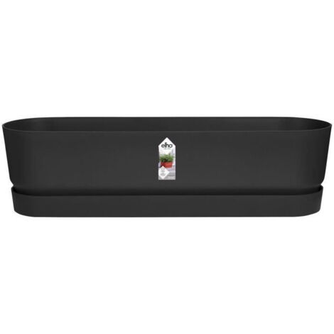 Balconnière Greenville Long 69 x 19,9 x 18,4 cm - Noir - Elho