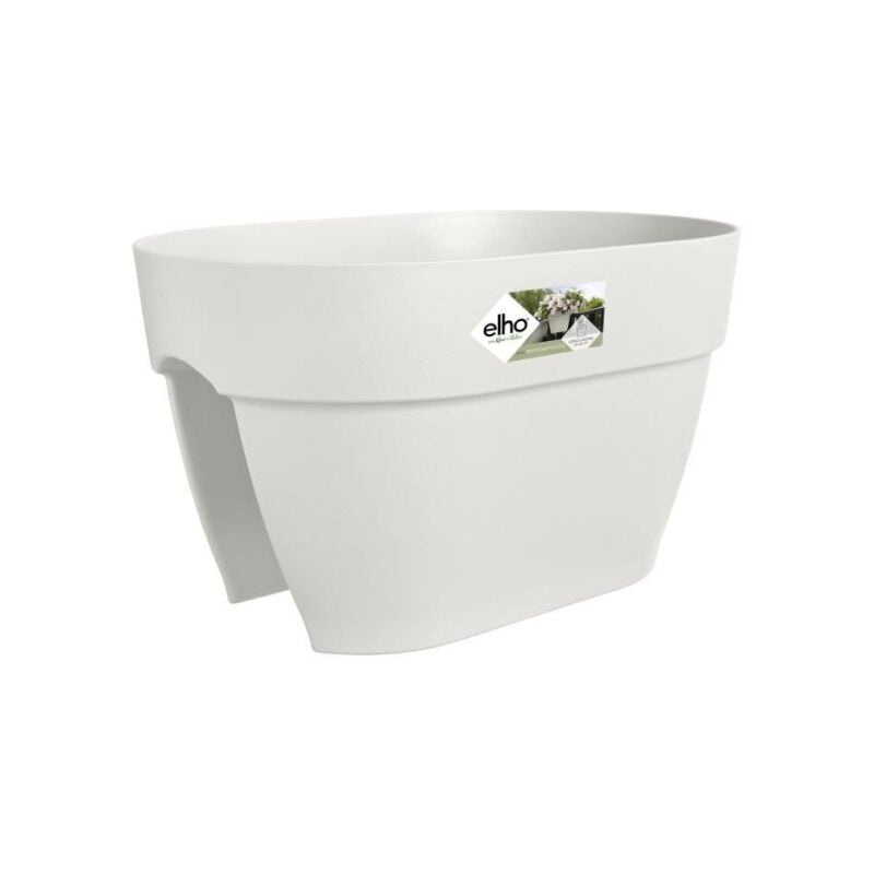 Planteur Elho Vibia Campana Flower Bridge 40 - Blanc Soie - Balcon extérieur