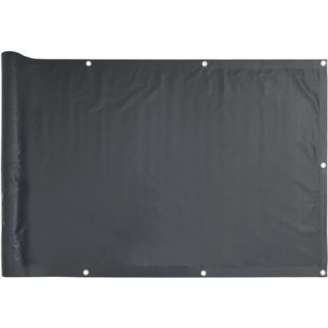 Balcony Screen Oxford Fabric 90x600 cm Anthracite
