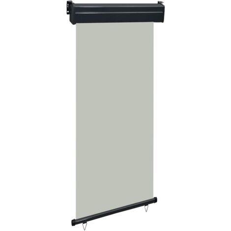 Balcony Side Awning 105x250 cm Grey vidaXL