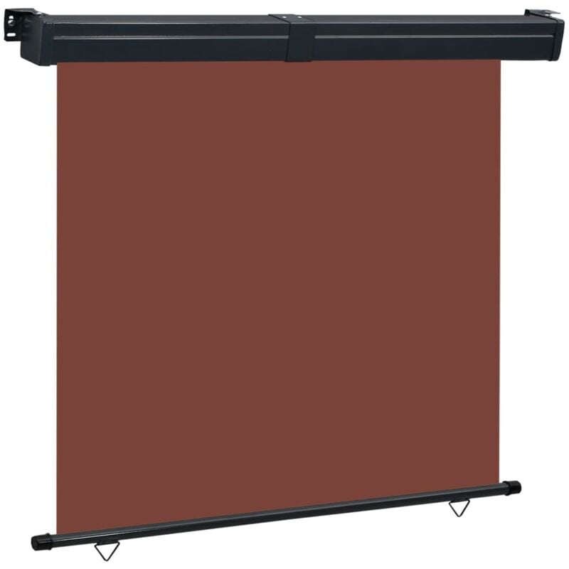 Vidaxl - Balcony Side Awning 165x250 cm Brown