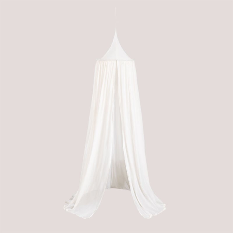 Baldaquin en coton Yerlan Kids Sklum Beige Crème