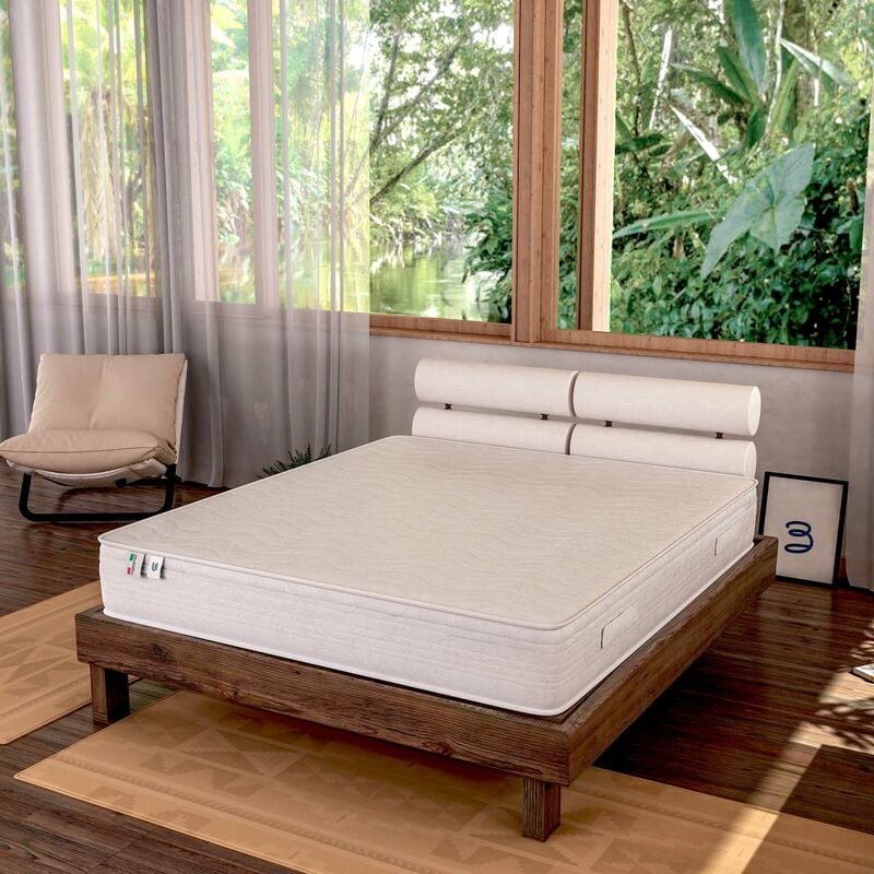 Matelas 90 x 200 cm bonne nuit Mémoire de forme et Mousse 16 cm - Baldiflex