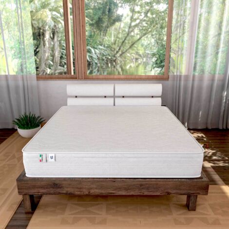 Baldiflex – Matelas mémoire de forme 120 x 190 cm – Épaisseur 23 cm – 4 cm mousse à mémoire – Fermeté 7/10 – Revêtement hypoallergénique respirant