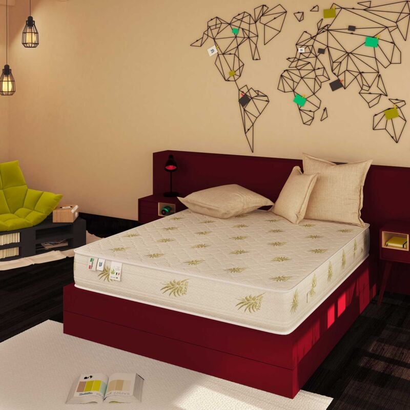 Baldiflex - Matelas mémoire de Forme 23 cm Easy Super Top avec revetement Aloe Vera 100x190 cm