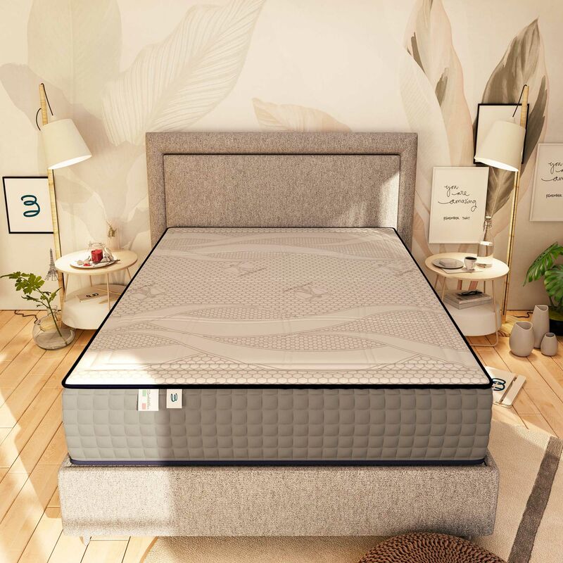 Baldiflex Matelas à Ressorts Ensachés et Mousse a Memoire de Forme hauteur 29 Cm Luxury 85x190 cm