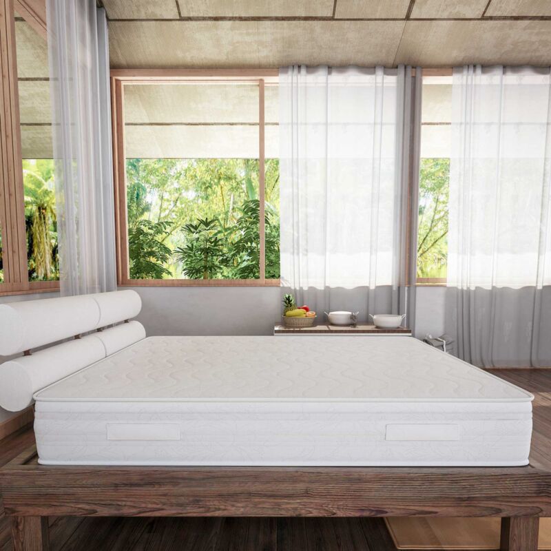 Matelas bonne nuit plus 20cm Mémoire de forme et Mousse measure 140x200 cm - Baldiflex