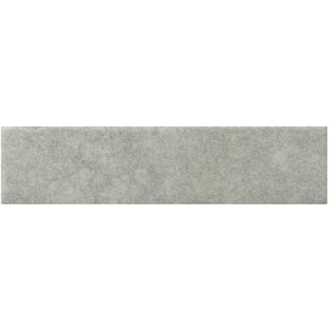 Baldocer – Faïence nuancée imitation briquette GALA GREY 7,5x30 – Carrelage mural uni – 0,63 m² – Rendu velouté pour ambiance épurée