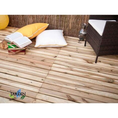 Baldosa de madera recta