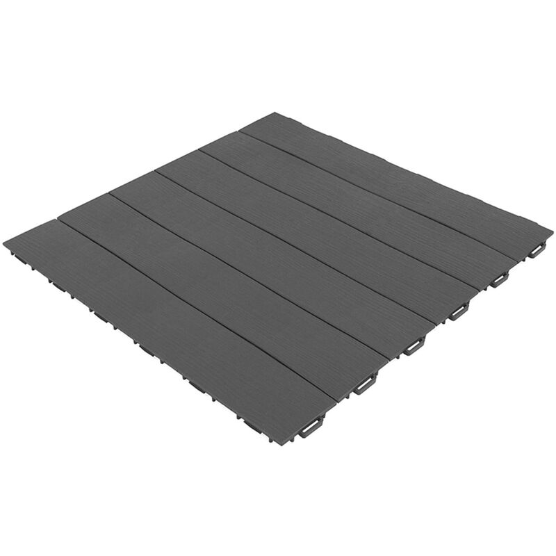 

Baldosa para terraza exterior de 55,5 x 55,5 cm efecto madera – Colección Marte - Marrón