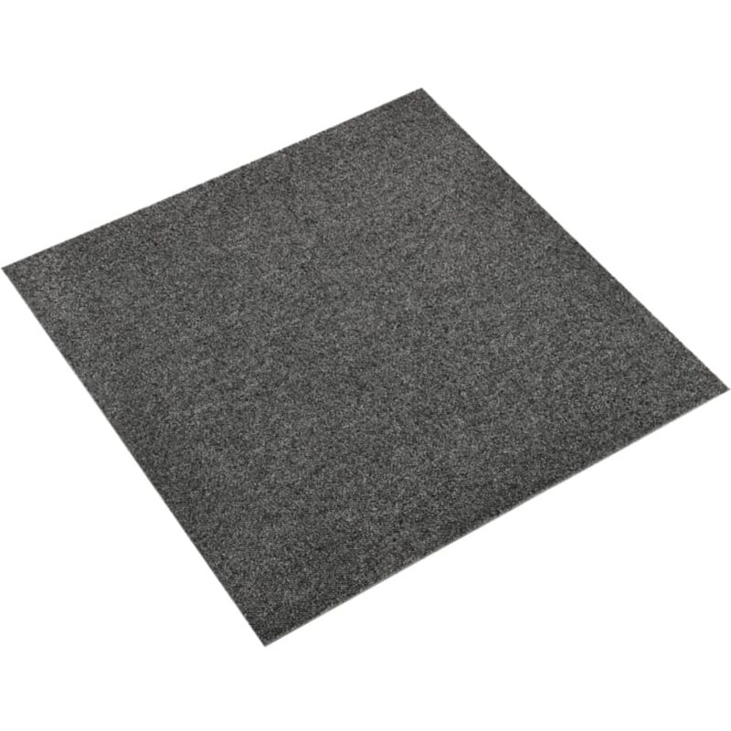 

vidaXL Baldosas de suelo de moqueta 20 uds 5m² 50x50cm gris antracita - Antracita
