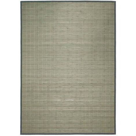 BALI CHIC - Tapis en bambou gris vert 135x190cm
