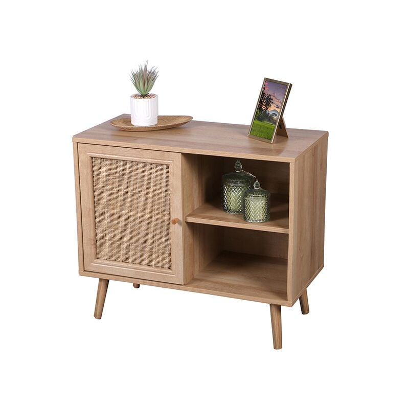 Commode Avec 1 Porte Bali Marron Atmosphera