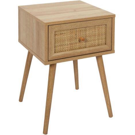 THE HOME DECO FACTORY NACHTTISCH MIT 1 SCHUBLADE BALI