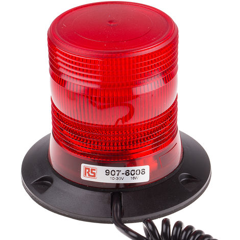 Balise à LED clignotante à LED Rouge RS PRO, 10 → 110 V.