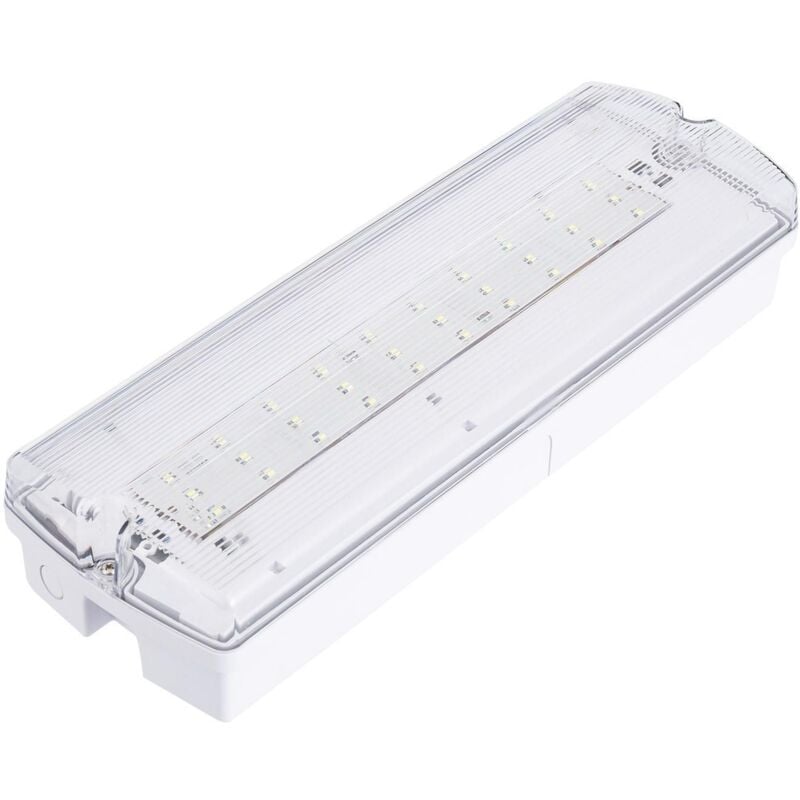 Balise de Secours led En saillie 200lm Permanent/Non permanent IP65 3 w