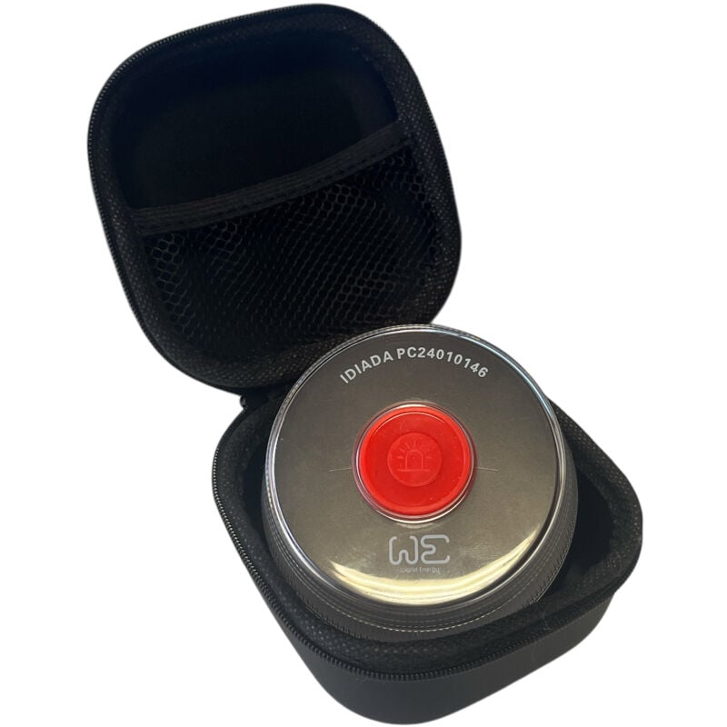 Balise de secours we V16 géolocalisée et connectée à la dgt 3.0 + Housse antichoc pour la balise