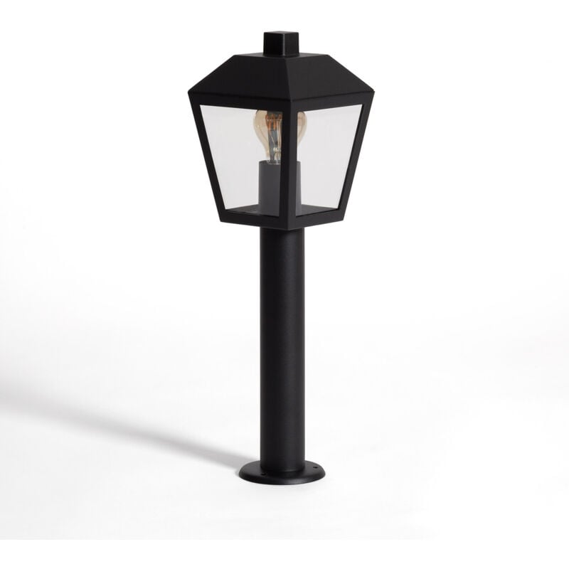 Ledkia - Balise Extérieur en Saillie sur Pied 50cm Aluminium Mukom Noir