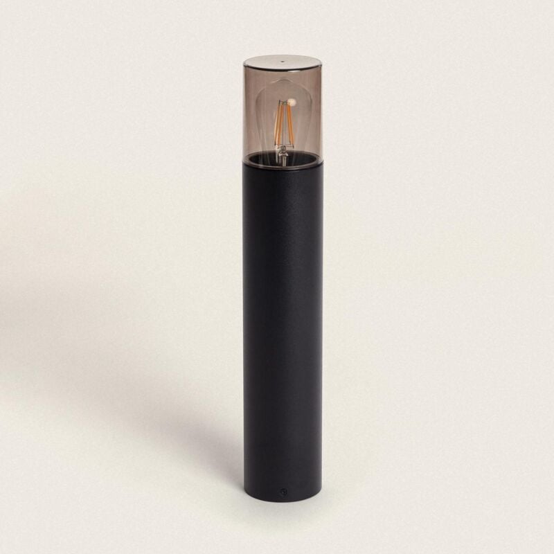 Balise Extérieure en Saillie sur Pied 50 cm Aluminium Solok Noir mat