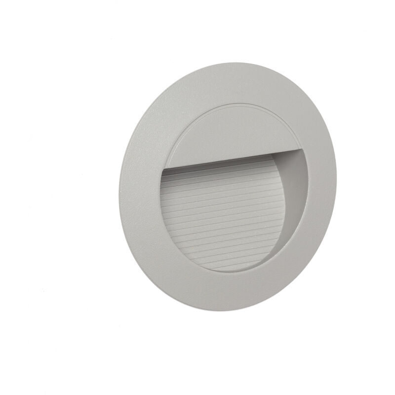 Balise Extérieure led 1.5W Encastrable Mur Olite IP65 Argenté