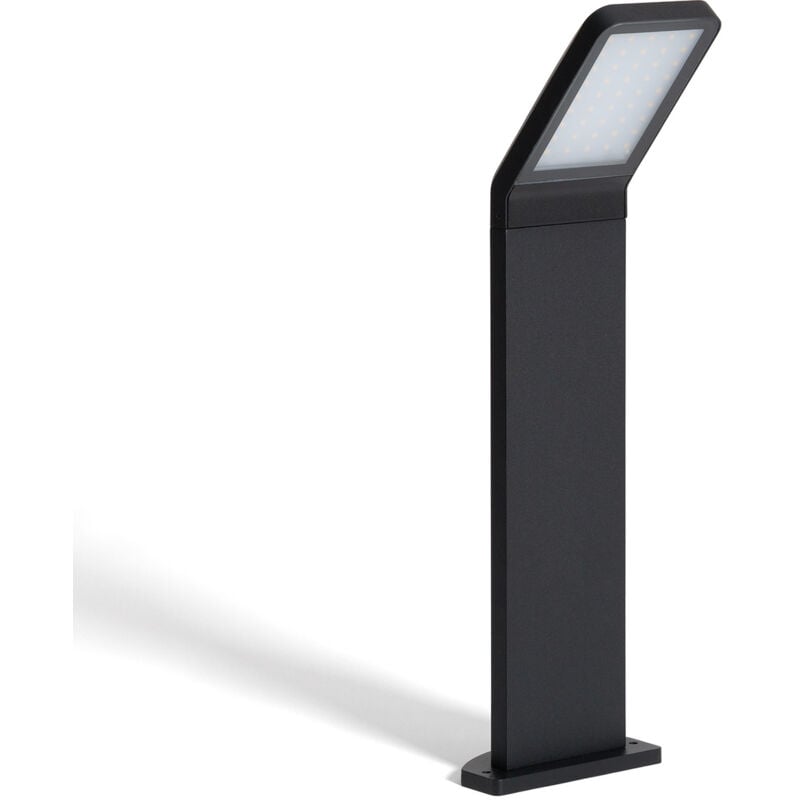 Efectoled - Balise Extérieure led 9.5W en Saillie sur Pied 50cm Aluminium Legacy Noir