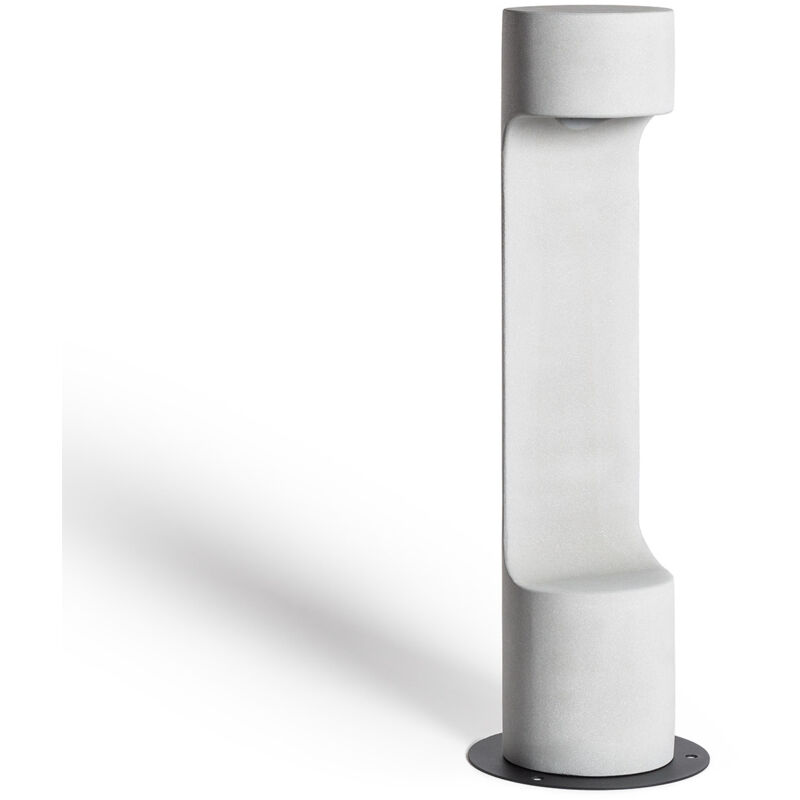 Balise Extérieure led Dimmable 6W Ciment Nexul 65 cm Gris Pierre