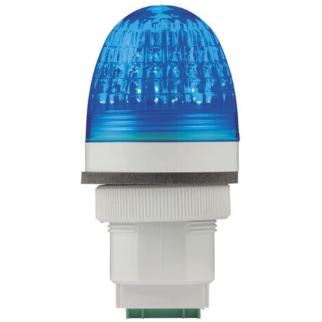 Balise Fixe à LED bleue RS PRO, 12 V c.a./c.c., 24 V c.a./c.c. ( Prix pour 1 )