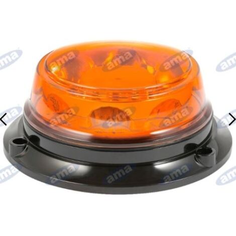 Balise led base plate h 61mm L 145mm machine agricole automotrice 12-24V 55401