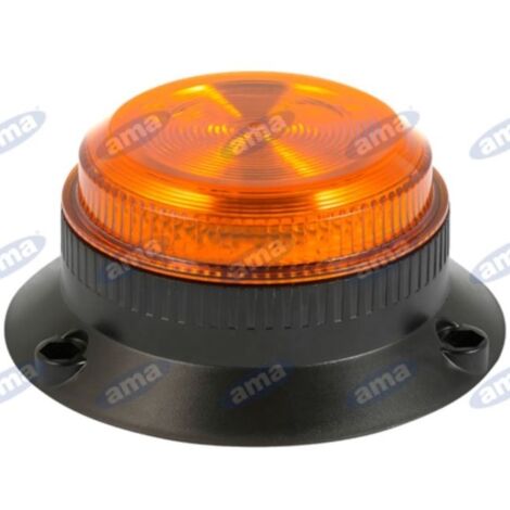 Balise Led base plate h 62mm L 145mm automoteur agricole 12-30V 30 LEDs