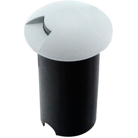Balise LED encastrée au sol 0,75W 12V-DC IP67 - Blanc Chaud - Blanc