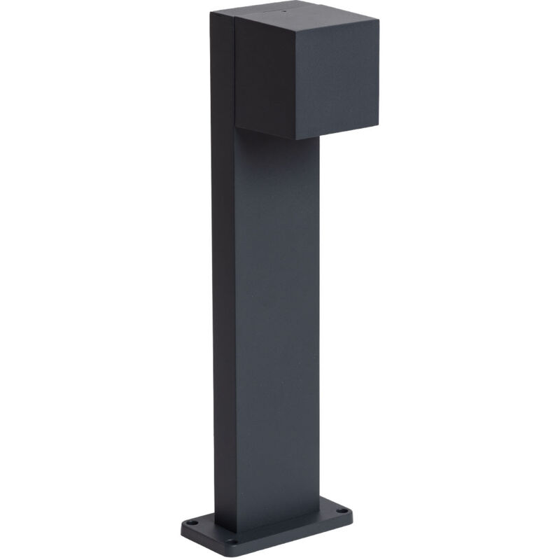 Balise LED Extérieure 10W Aluminium en Saillie sur Pied 50cm Iridix Anthracite
