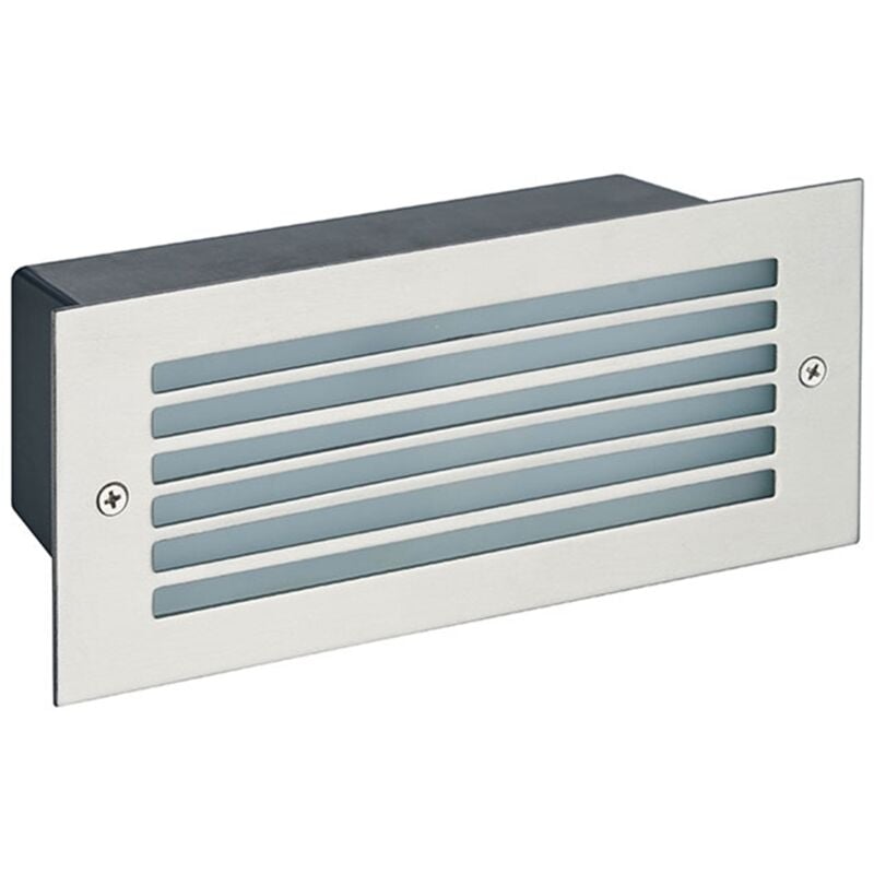 Efectoled - Balise led Extérieure 9W Encastrable au Mur Noire Drive 3000K Blanc chaud