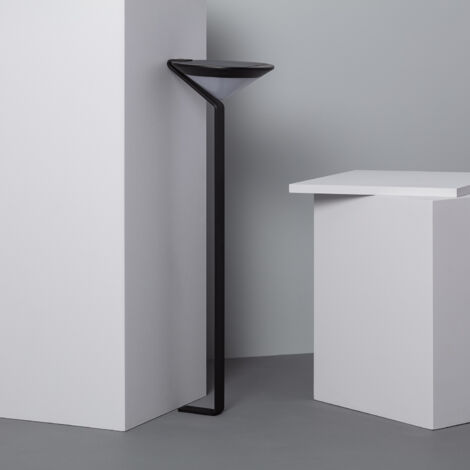 Balise LED Solaire Extérieure en Saillie sur Pied 80cm Yuma Big avec Détecteur Mouvement Radar  5000K Blanc froid