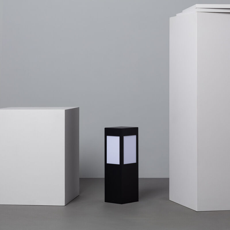 Balise led Solaire Extérieure en Saillie sur Pied 40cm Kenya avec Détecteur de Mouvement Radar 3000K Blanc chaud