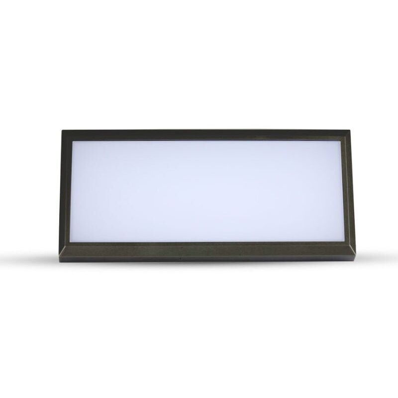 Balise Murale Extérieur Encastrable Rectangulaire 12W IP65 Noir - Blanc Chaud 2300K - 3500K - SILAMP Balise Murale Extérieur Encastrable Rectangulaire 12W IP65 Noir - Blanc Chaud 2300K - 3500K - SILAMP