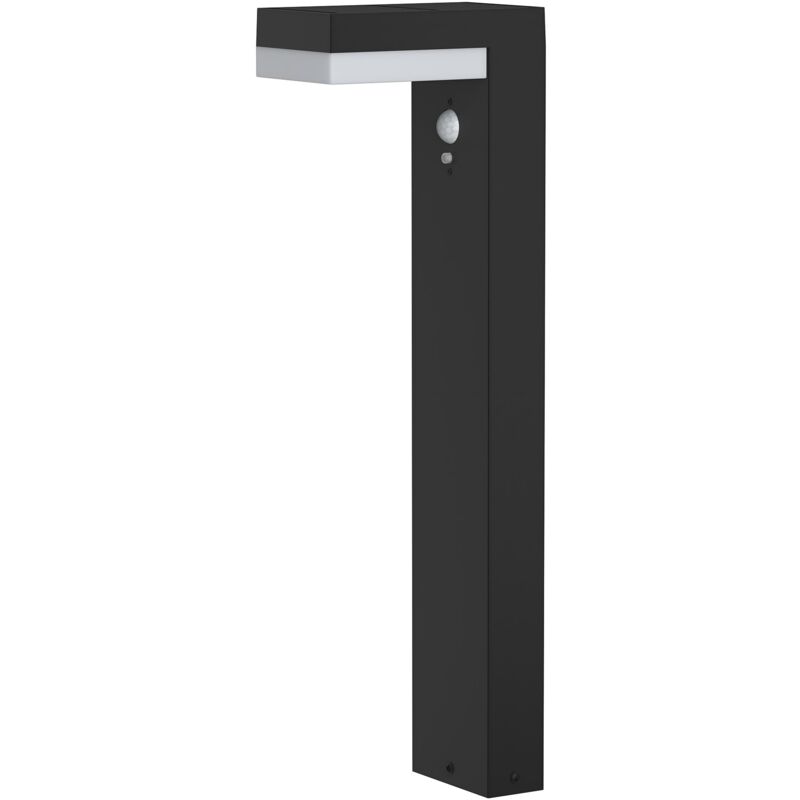 Balise solaire avec détecteur cenova Noir Aluminium H50cm