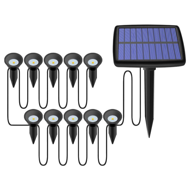 Balise solaire-Paquet de 10 lampes solaires de jardin en plein air led