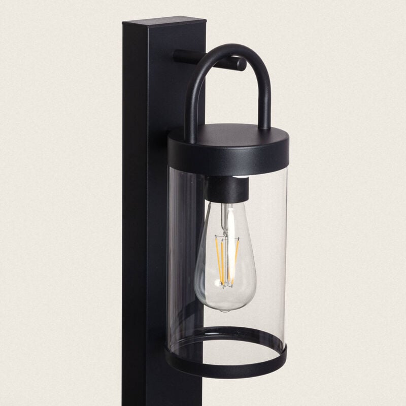 Ledkia - Balise sur Pied Extérieure 100cm Aluminium Benny Noir