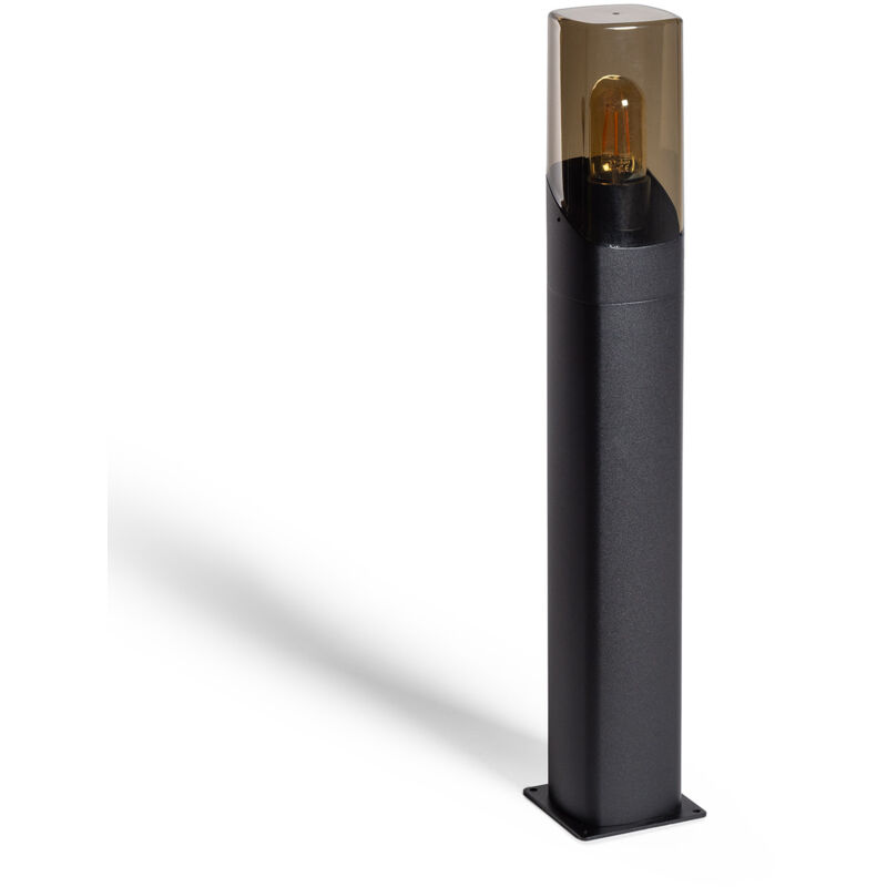 Ledkia - Balise sur Pied Extérieure 60cm Aluminium Pelly Noir