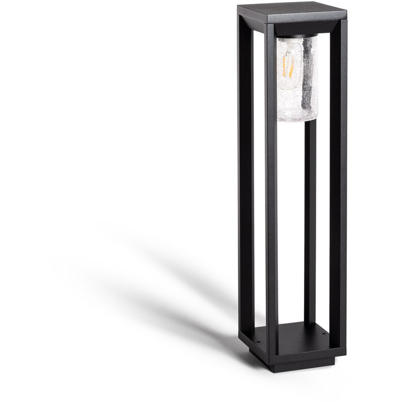 Ledkia - Balise sur Pied Extérieure 60cm Aluminium Trenol Noir
