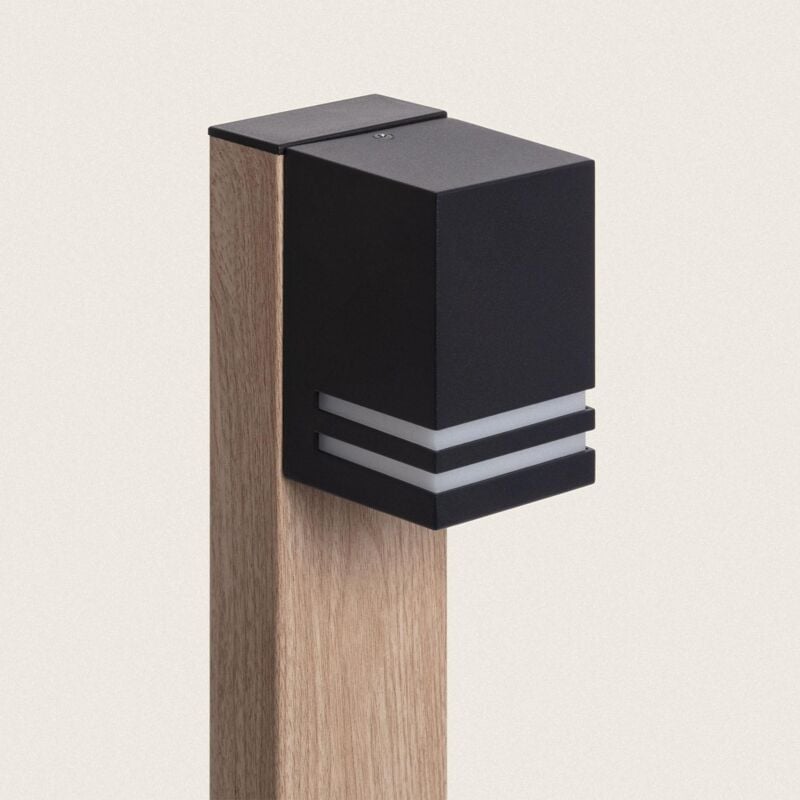 Ledkia - Balise sur Pied Extérieure 80cm Aluminium Minol Brun clair